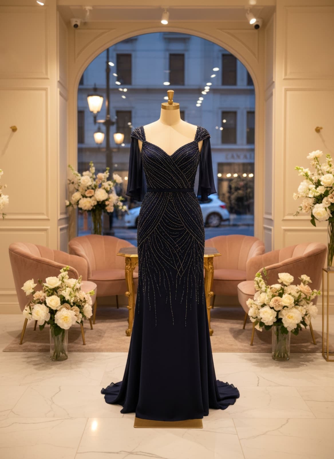 Evening gown for a formal event